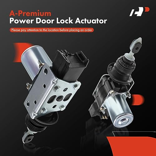 A-Premium مشغل قفل الباب A-Premium متوافق مع شيفروليه سوبربان بيريتا بليزر كامارو C10 وبويك سنتشري إليكترا ليسابري رياتا ريجال وكاديلاك إسكاليد والمزيد، بدون غلاف مقاوم للأوساخ، مجموعة من 2 قطعة - Image 2