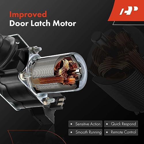 A-Premium مشغل قفل الباب A-Premium متوافق مع شيفروليه سوبربان بيريتا بليزر كامارو C10 وبويك سنتشري إليكترا ليسابري رياتا ريجال وكاديلاك إسكاليد والمزيد، بدون غلاف مقاوم للأوساخ، مجموعة من 2 قطعة - Image 5