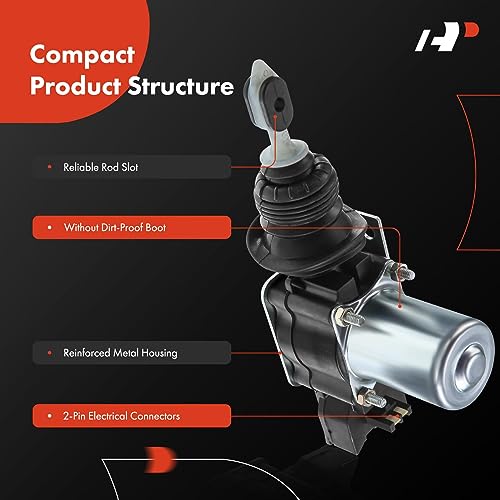 A-Premium مشغل قفل الباب A-Premium متوافق مع شيفروليه سوبربان بيريتا بليزر كامارو C10 وبويك سنتشري إليكترا ليسابري رياتا ريجال وكاديلاك إسكاليد والمزيد، بدون غلاف مقاوم للأوساخ، مجموعة من 2 قطعة - Image 3