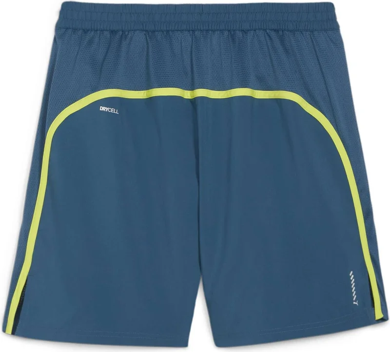 بوما Men's Ocean Tropic Run Favorite Velocity 7" Short M Navy Blue Men's Shorts