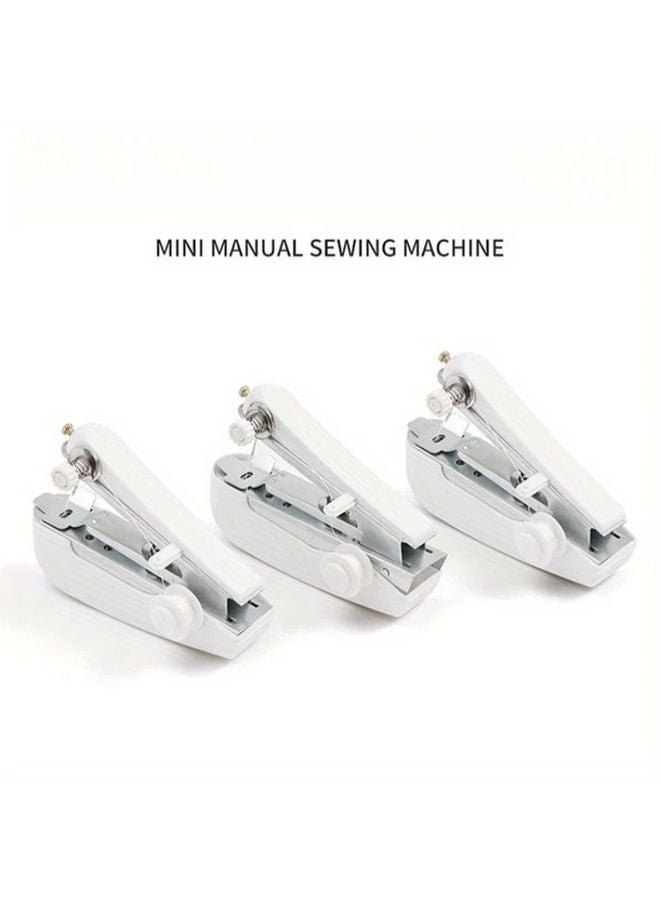 Portable Mini Sewing Machine With 14 Free Gifts Handheld Manual Easy Stitching - Image 4
