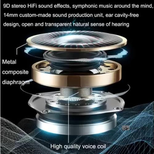 Like Star A520 True Wireless Earbuds, ENC Nosie Canclling HD Charging Case, USB Powerbank, Big Speaker Drivers, Fast Charging, IPX7 Water Resistant, Touch Controls and Voice Assistant-Black - Image 5