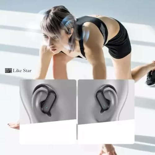 Like Star A520 True Wireless Earbuds, ENC Nosie Canclling HD Charging Case, USB Powerbank, Big Speaker Drivers, Fast Charging, IPX7 Water Resistant, Touch Controls and Voice Assistant-Black - Image 4
