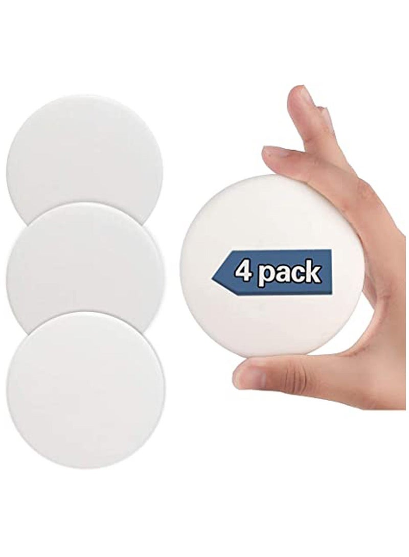 Door Stopper Wall Protector, 4 Pcs Silicone Door Knob Wall Bumper Guard with Self Adhesive for Protecting Wall, Door Handle, Refrigerator Door - Image 2