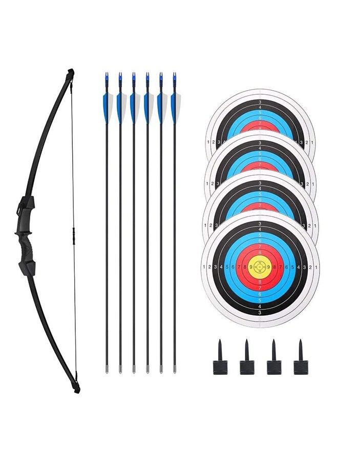 Favarey Kids Bow and Arrow Set, Upgraded Youth Bow and Arrow, Kids and Beginner Bow Practice Bow, With 6 Arrows and Accessories For Outdoor Practice Bow and Arrow Set, Sports/Game/Hunting Gifts  - Image 1