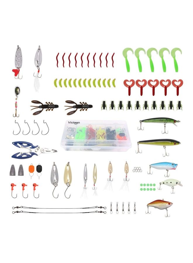 NIBEMINENT 120-Piece Fishing Lure Kit - Image 2