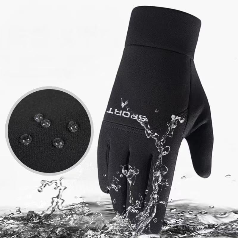 ketmart Touch Screen Running Gloves for Men & Women - Thermal Winter Glove Running Gloves, Anti-Slip Warm Gloves Liners for Cycling Biking Sporting Driving, Slip Gloves for Men Women Color_Black - Image 4