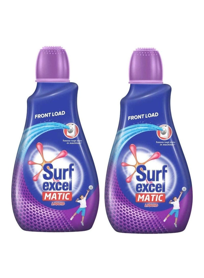 Surf Excel Matic Front Load Liquid Detergent - 500 ml (Pack of 2) - Image 1