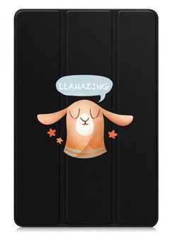 Protective Flip Case For Huawei MatePad Pro 11 (2024) With Trifold Stand Auto Wake Sleep Shockproof Cover Llamazing lama