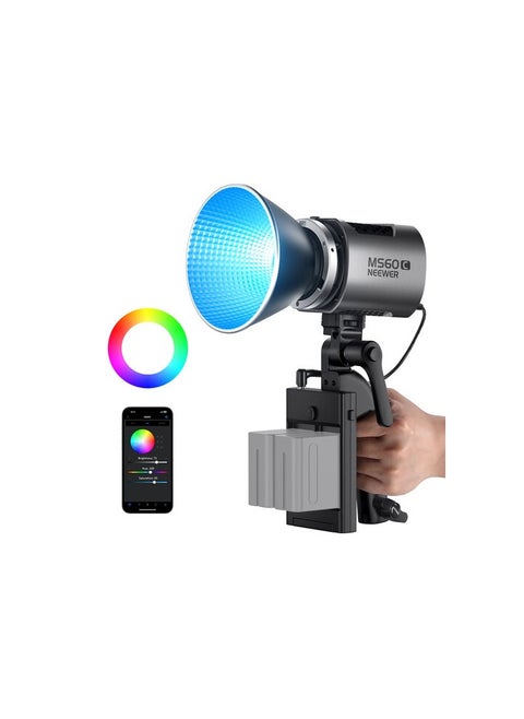 NEEWER MS60C RGB LED VIDEO LIGHT WITH APP CONTROL