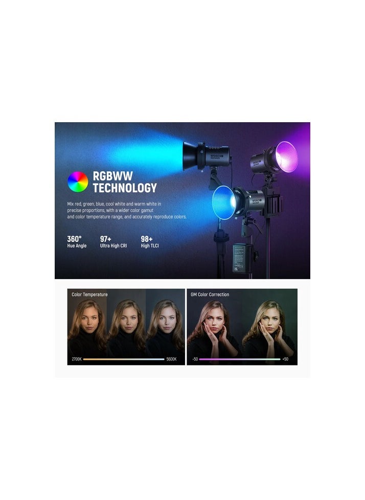NEEWER MS60C RGB LED VIDEO LIGHT WITH APP CONTROL