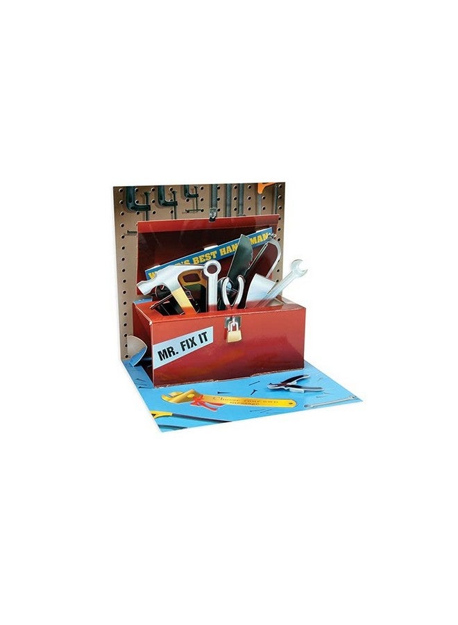 up with paper 3D Pop Up Father'S Day Or Birthday Card Mr Fix It (Up Wp 843) - Image 1