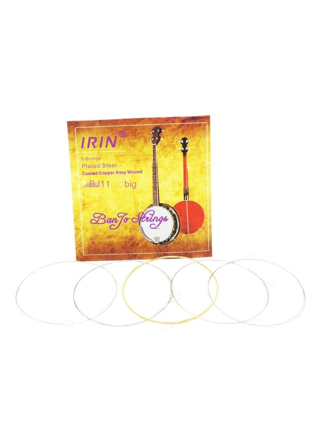 Generic IRIN Five-String Banjo Strings BJ11 - Premium Coated Bright Strings - Image 3