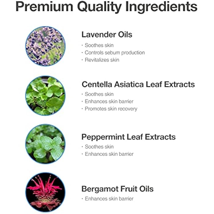 OxygenCeuticals Skin Balancing Toner – Hydrating & pH Balancing Facial Toner with Centella, Lavender & Freesia Extracts, Improves Skin Texture for Oily & Combination Skin. 4.23 fl.oz (120ml) - Image 5