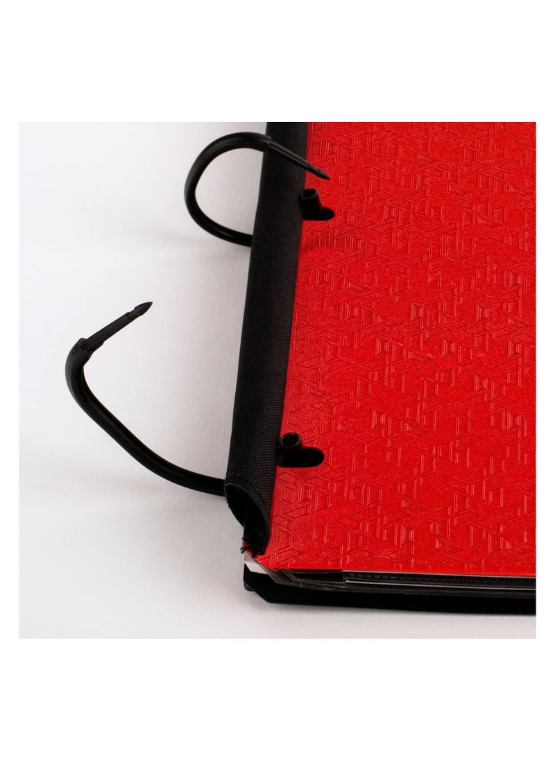 Five Star - Refillable Flex Notebook with Study App 1 Inch College Ruled Paper, Tech Lock Loops, Pockets, Tabs and Dividers 200 Sheets Color Will Vary - Image 1