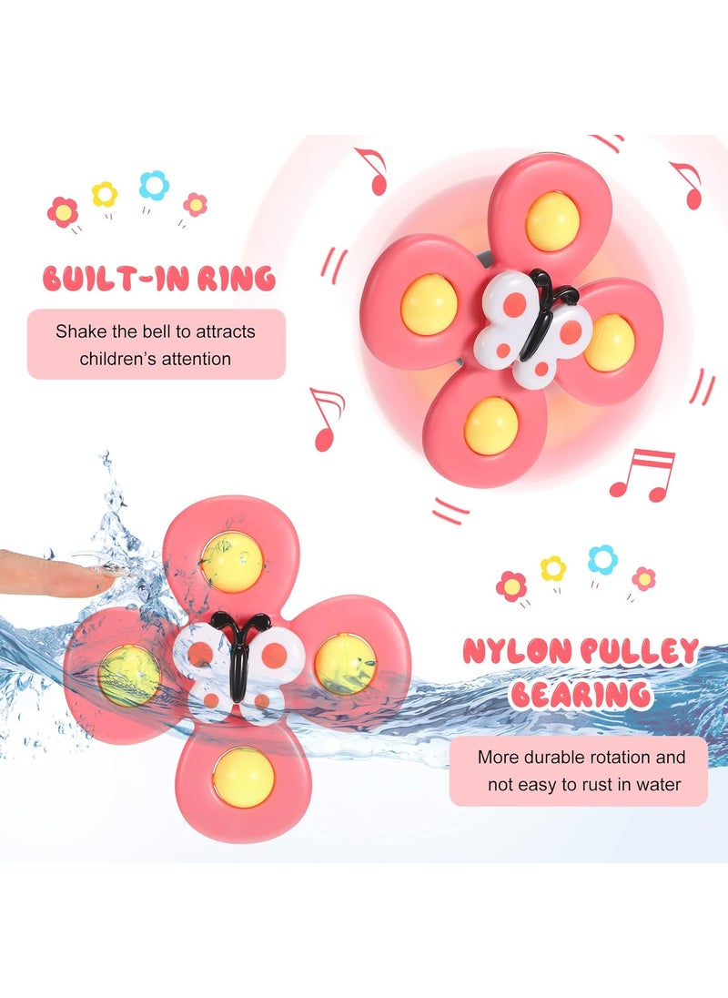 Leitee Leitee 9 Pcs Suction Cup Toys Bath Toys Sensory Strong Suction Cup Toys Spinner Dimple Toy Birthday Gifts for Early Education Bathtub Dining Chairs 3 StylesCute Style  - Image 5