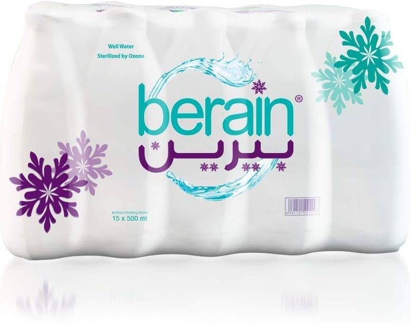 Berain Water Bottle - Size 15×500 Milliliters - Image 1