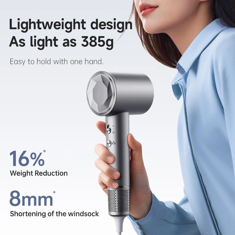 Y&D Professional BLDC 110000RPM High Speed Hair Dryer - Fast Drying Hot Air Brush Styler for Salon Quality Results - Image 5