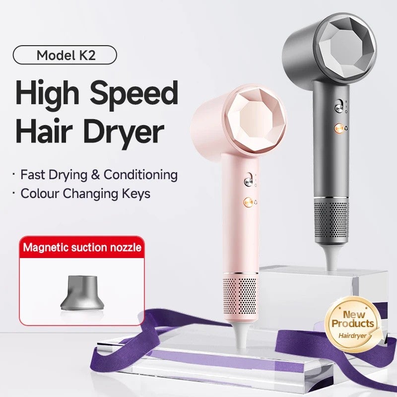 Y&D Professional BLDC 110000RPM High Speed Hair Dryer - Fast Drying Hot Air Brush Styler for Salon Quality Results - Image 4