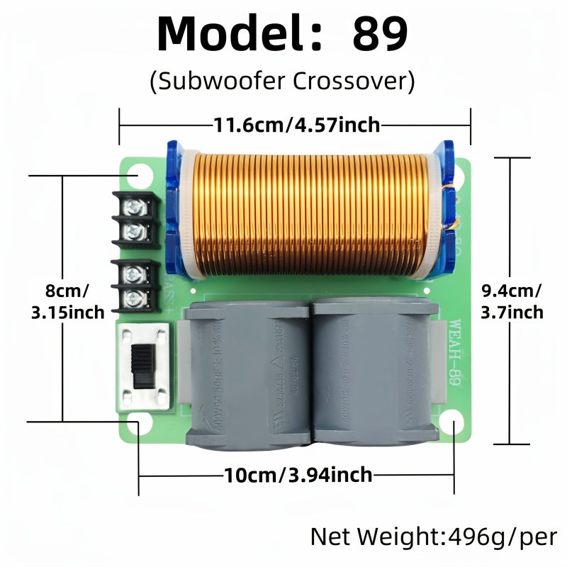 High Fidelity 1500W Subwoofer Crossover Filter Speaker Sound Board Separator With Hifi Sound Quality No Soldering Required Easy Installation - Image 4