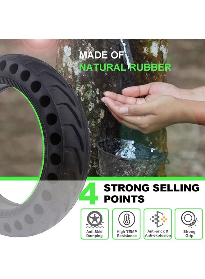 Arabest 2 Pieces Solid Tyre Compatible with 8.5'' Electric Scooter - 8 1/2 X 2 Spare Solid Tires, Scooter Tires Acessories for the Xiaomi M365 / Mi Pro 2 / Cecotec, And All 8.5 -Inch Scooter  - Image 3