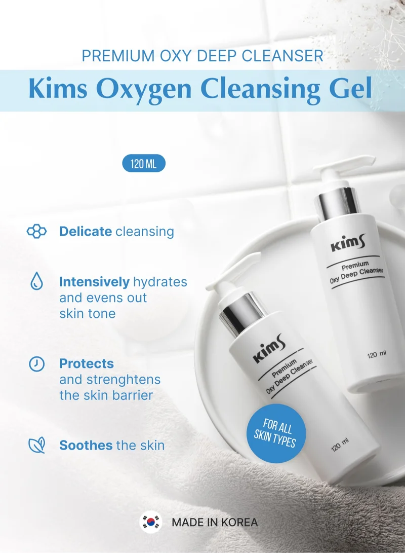 kims Premium Oxy Deep Cleanser Face Gel 120 ml For All Skin Types