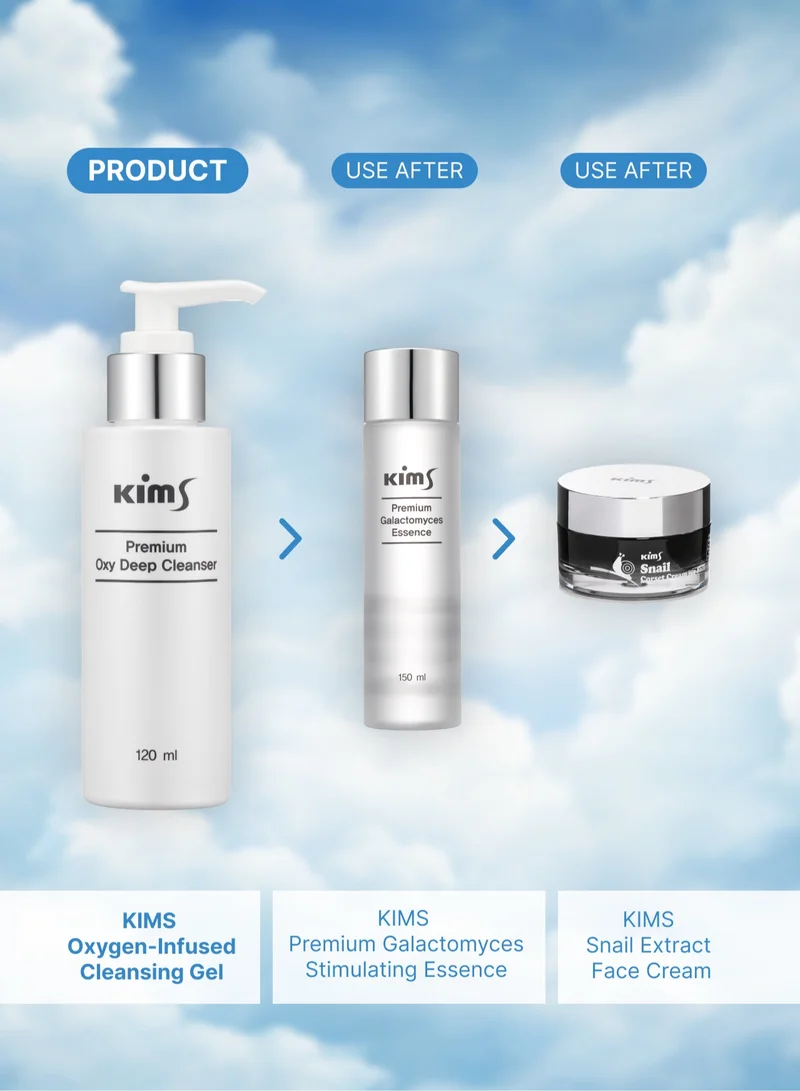 kims Premium Oxy Deep Cleanser Face Gel 120 ml For All Skin Types