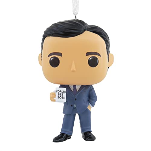 Hallmark The Office Michael Scott Funko POP! Resin Christmas Ornament - Image 1