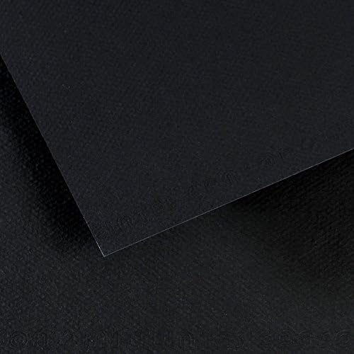 Canson MiTeintes Pad 16 Sheets per Pad Spiral on Short Side 32 x 41 cm Black - Image 3