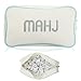 Sunnymove Empty Mahjong Bag Thickened American Mahjong Tiles Bag with Zipper Storage Pouch for Board Game Pieces Game Party Travel Gatherings Accessories 104x56 Case Only MahjCream White - Image 2