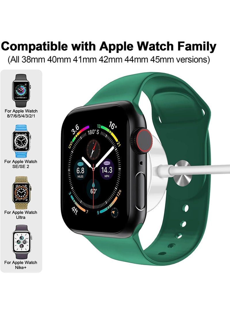 إتش بي إم واي 𝟐𝟎𝟐𝟔 𝐔𝐩𝐠𝐫𝐚𝐝𝐞𝐝 كابل شحن مغناطيسي لشاحن Apple Watch، 【منفذ USB C】 كابل شحن لاسلكي متوافق مع iWatch Series Ultra/10/9/8/7/6/SE/SE2/5/4/3/2【3.3FT】-أبيض - Image 2