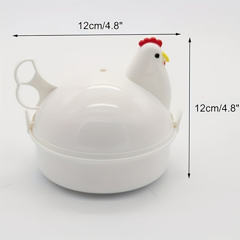 Single Egg Microwave Steamer For Hard Or Soft Boiled Eggs 5 Minute Quick Cooking Durable Pp Material Easy Use Kitchen Tool - Image 1