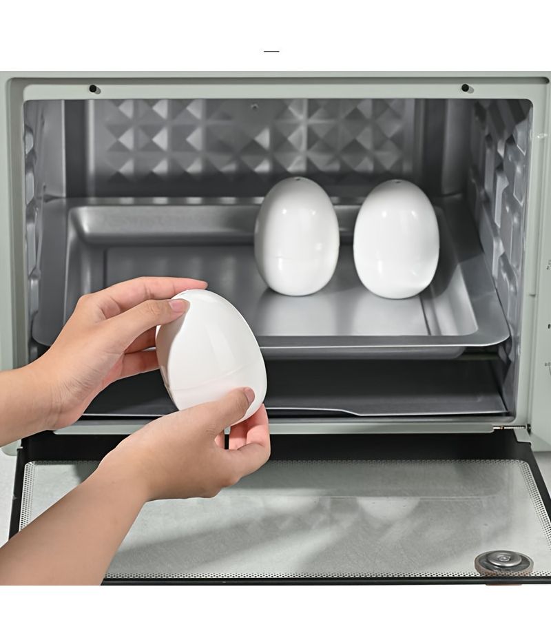 Single Egg Microwave Steamer For Hard Or Soft Boiled Eggs 5 Minute Quick Cooking Durable Pp Material Easy Use Kitchen Tool - Image 2