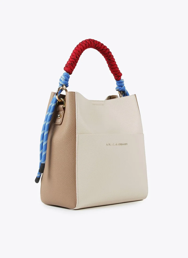 Lola Casademunt Two-tone bucket bag