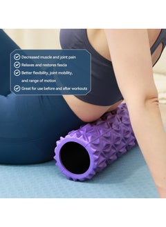 Foam Roller, 45cm Deep Tissue Massager for Muscle Massage, Myofascial Trigger Point Release, Exercise, Yoga, Pilates - pzsku/Z0E78618FE07A47FF92ACZ/45/_/1735377696/f4246adc-4bea-4adf-9e9d-7a5bc36b55cb