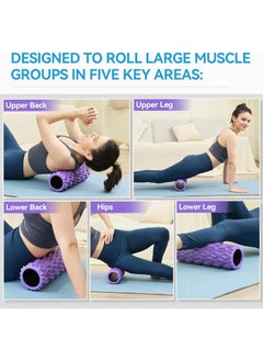 Foam Roller, 45cm Deep Tissue Massager for Muscle Massage, Myofascial Trigger Point Release, Exercise, Yoga, Pilates - pzsku/Z0E78618FE07A47FF92ACZ/45/_/1735377706/13ce6bf9-9855-4849-bd3e-37b0e889b5b9