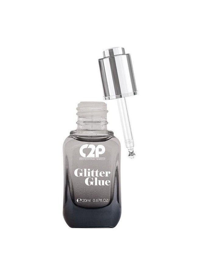 C2P PROFESSIONAL MAKEUP - Glitter Glue For Long Lasting Loose Eyeshadow Pigments & Glitter Hold; Quickdrying & Waterproof Twoway Gel; Adhesive For Eye Makeup - Image 1