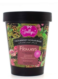 Jellys FACE & BODY SCRUB MASK FLOWERS 