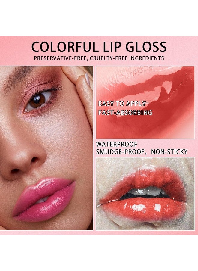 LemonSac 7 Colors Lip Tint Stain Set Plumping Mini Liquid Lipstick Korean Lip Gloss Moisturizing Natural Multiuse Lip And Cheek Tint Long Lasting Nonstick Cup Waterproof High Pigment Vivid Color (Set A) - Image 5