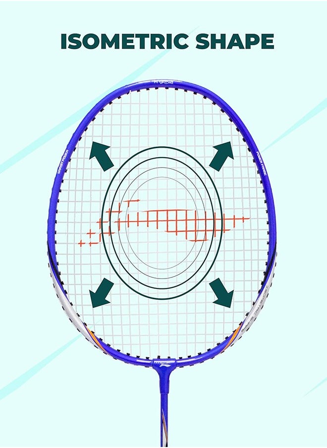 Li-Ning - Li-Ning XP 999 P.V. Sindhu Badminton Racquet  Blue/Silver With Cover - Image 1