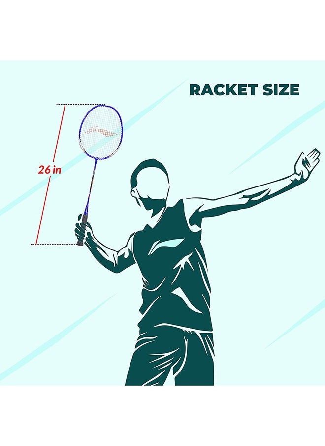 Li-Ning - Li-Ning XP 999 P.V. Sindhu Badminton Racquet  Blue/Silver With Cover - Image 1