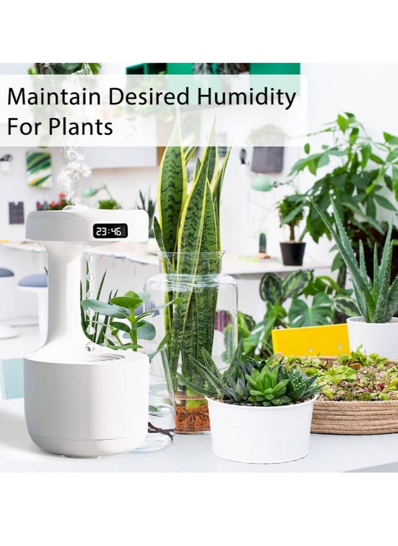 Generic Mini Humidifier for Bedroom, USB Port with Anti-Gravity Lighting Effects, Auto Shut Off, Energy Saving Quiet, for Kids Room, Bedroom, Office, White  - Image 3