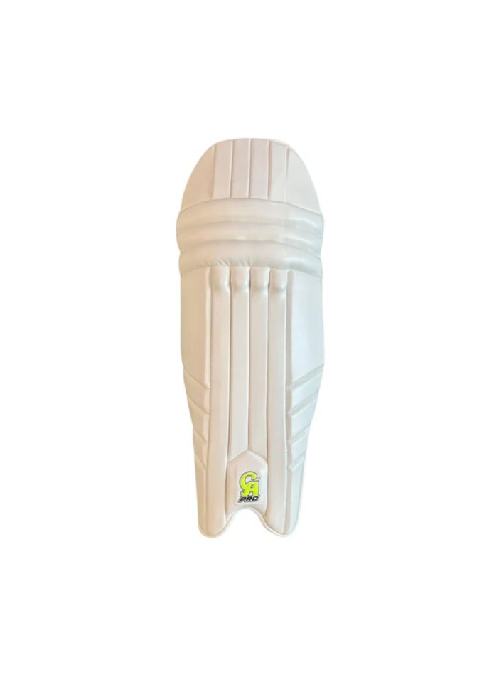 CA CA Pro 8000 Cricket Batting Leg Guards – Lightweight Ambidextrous Pads for Right & Left-Handed Batsmen – High-Density Foam Protection with Enhanced Side Wing  - Image 2
