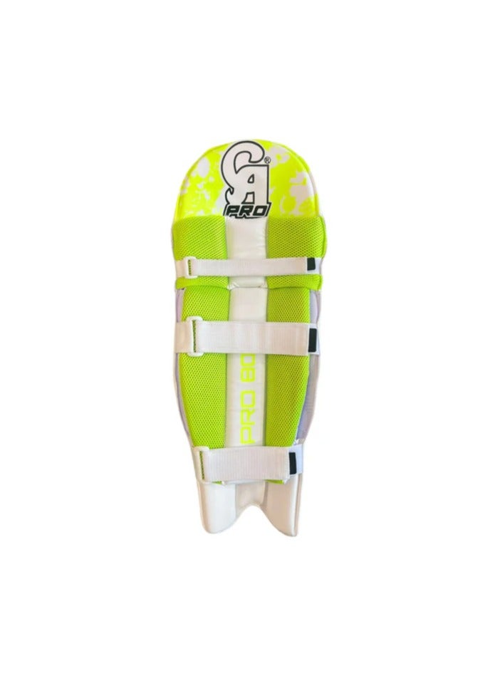 CA CA Pro 8000 Cricket Batting Leg Guards – Lightweight Ambidextrous Pads for Right & Left-Handed Batsmen – High-Density Foam Protection with Enhanced Side Wing  - Image 3