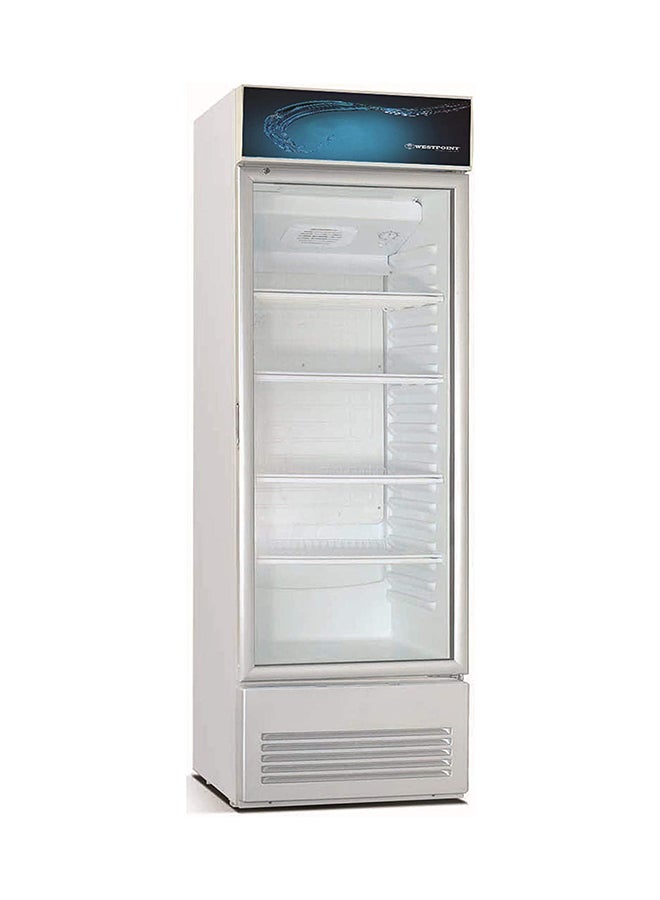 Single Door Showcase Refrigerator WPX-187TGX White