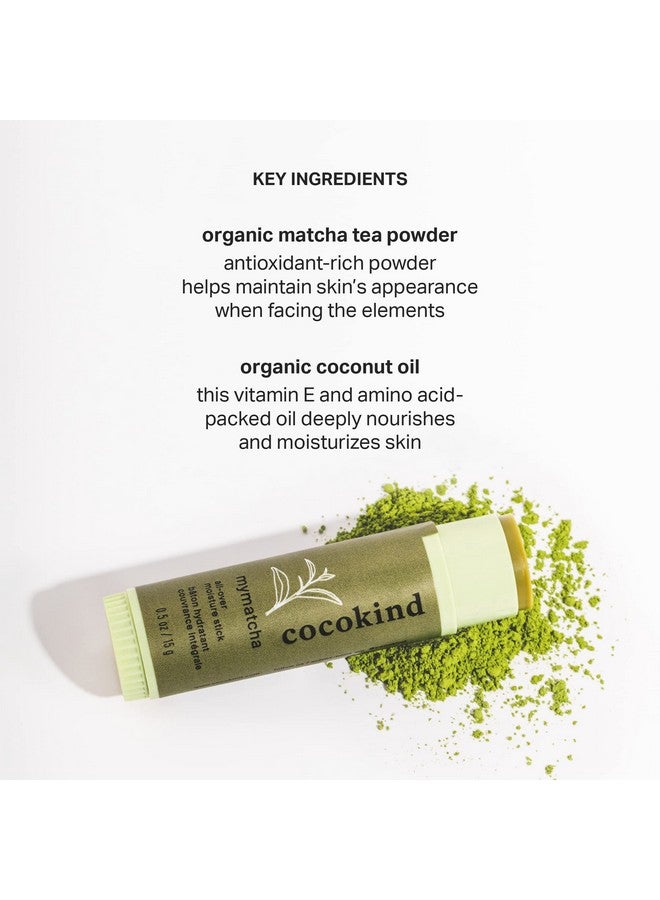 كوكو كايند Mymatcha Allover Moisture Stick بلسم الشفاه وكريم العين للبشرة الجافة، 0.5 أونصة - Image 3