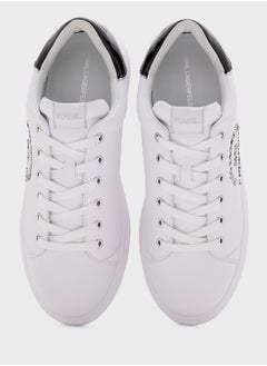 Karl Lagerfeld Kapri Logo Print Lace Up Low Top Sneakers  - Image 4