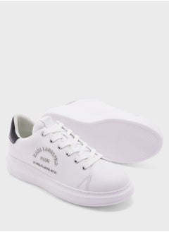 Karl Lagerfeld Kapri Logo Print Lace Up Low Top Sneakers  - Image 3