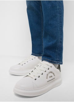 Karl Lagerfeld Kapri Logo Print Lace Up Low Top Sneakers  - Image 5