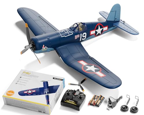 volantexrc Brushless RC Plane 4 Channel Remote Control Airplanes with 6Axis Gyro3 Modes Aerobatics 24GHz Radio Controlled Aircraft for Beginners Adults - Image 1